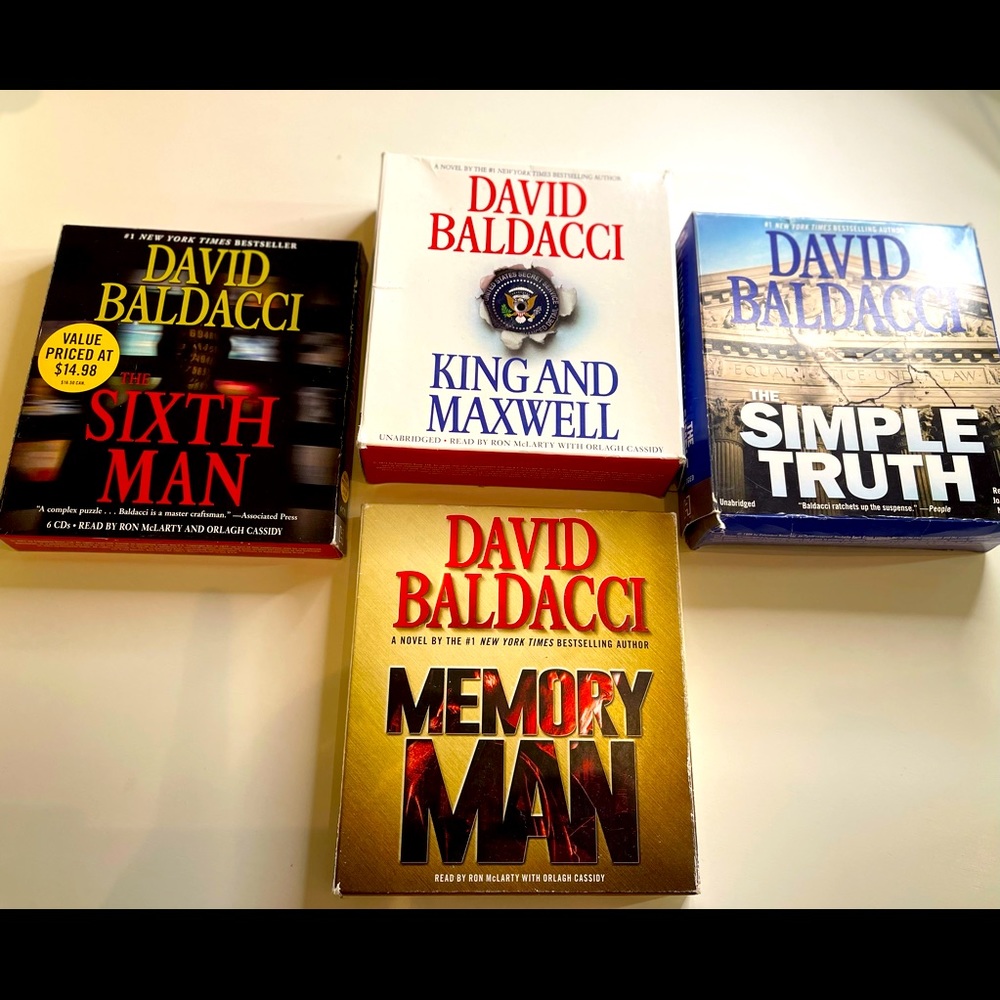 David Baldacci 4 CD Set